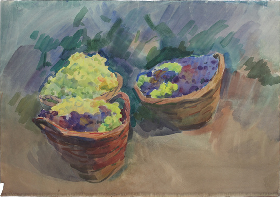 Лянглебен Моисей Вольфович. Натюрморт с виноградом